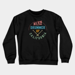 DRUMMER OF CALIFORNIA Crewneck Sweatshirt